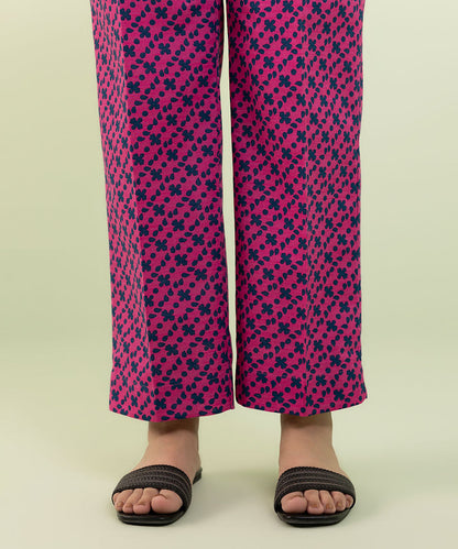 Sapphire - Printed Khaddar Straight Pants