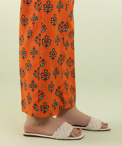 Sapphire - Printed Khaddar Straight Pants