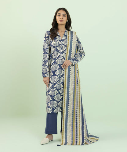 Sapphire - Printed Khaddar Dupatta