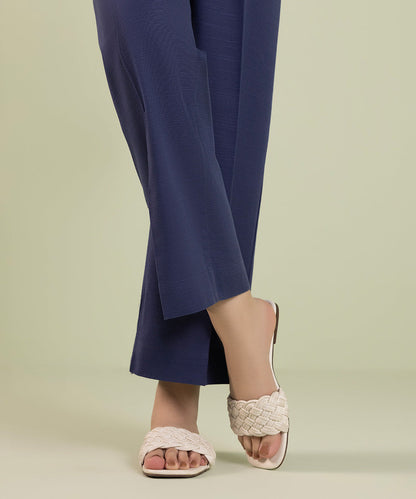Sapphire - Khaddar Straight Pants