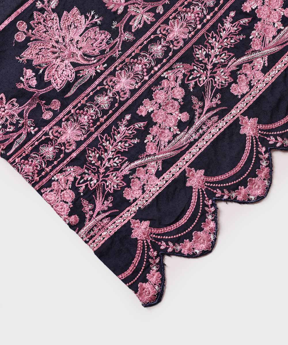 Sapphire - Embroidered Karandi Dupatta