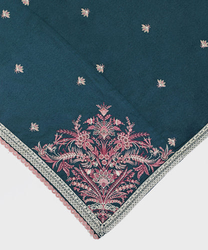 Sapphire - Embroidered Karandi Dupatta