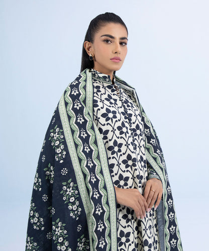 Sapphire - 2 Piece - Printed Khaddar Suit