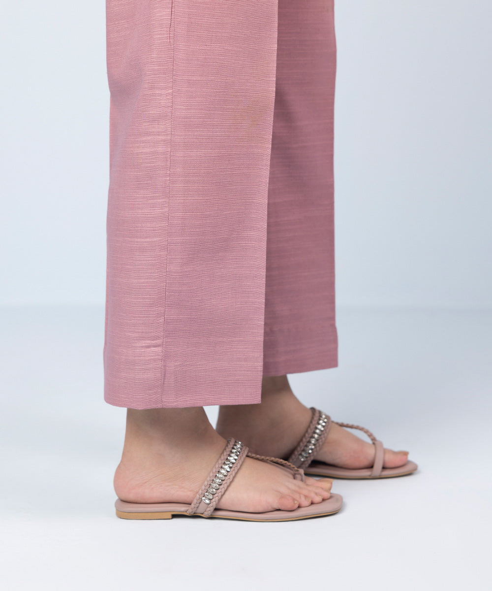 Sapphire - Printed Khaddar Trousers