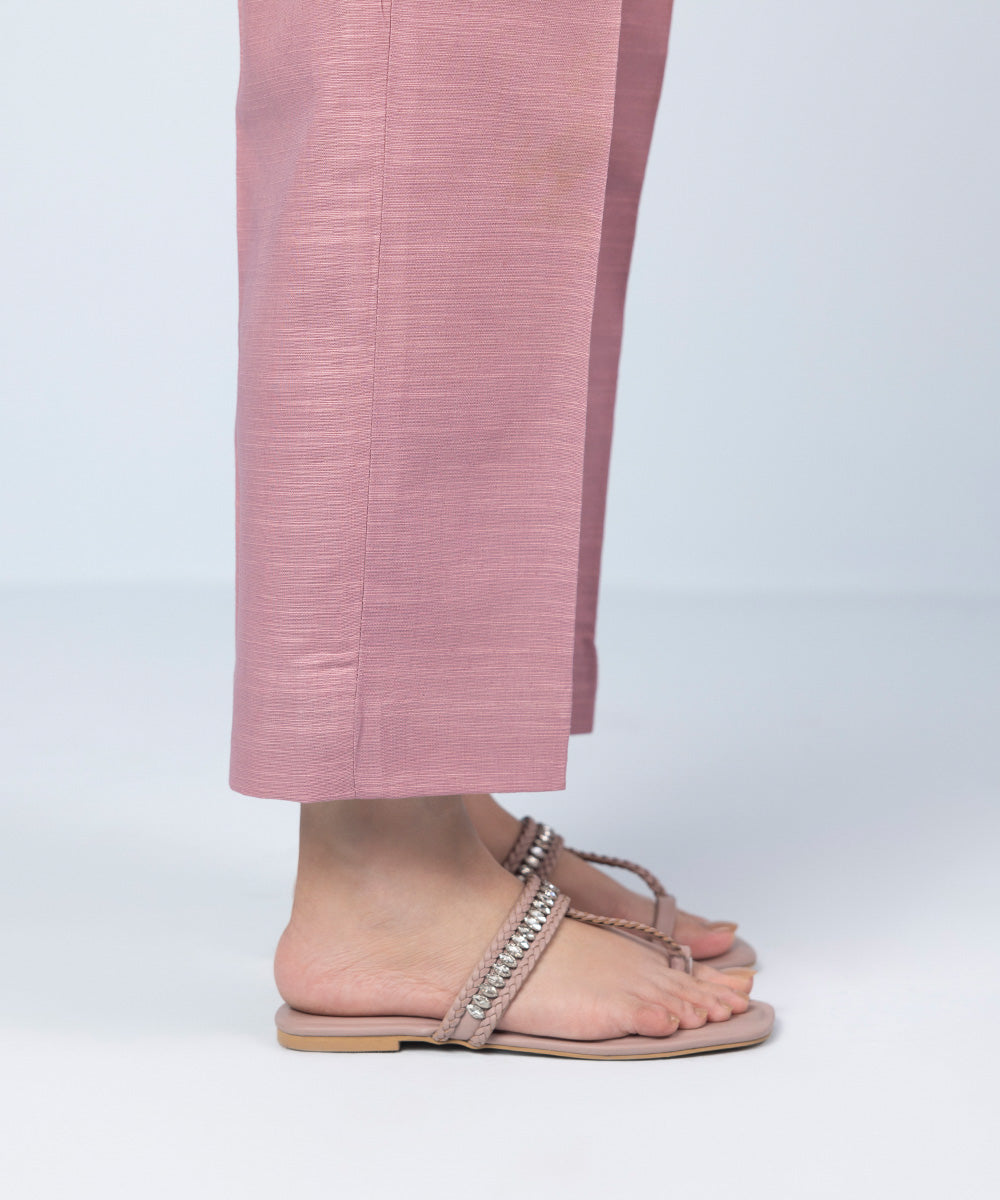 Sapphire - Printed Khaddar Trousers