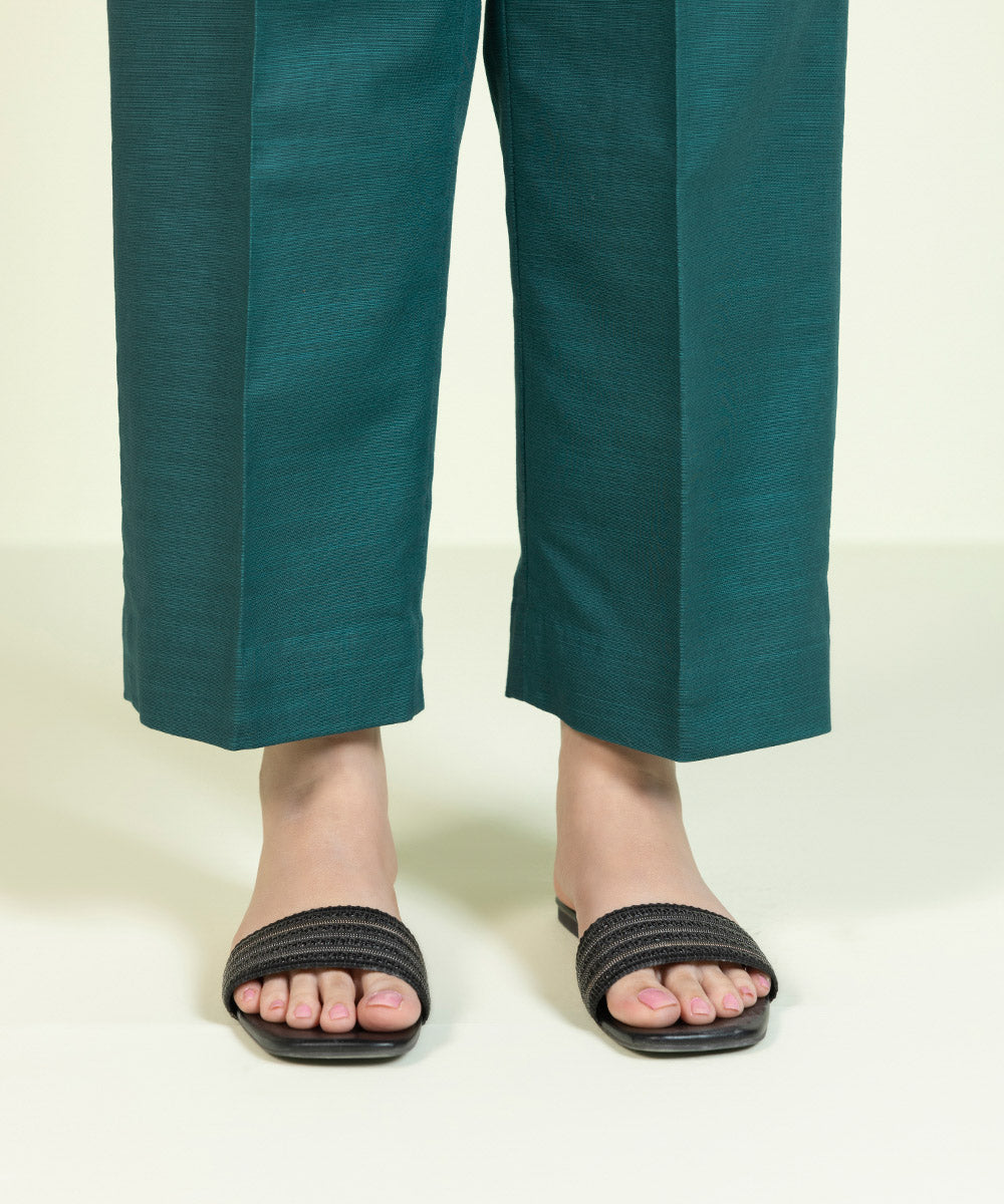 Sapphire - Dyed Khaddar Trousers
