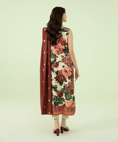 Sapphire - 2 Piece - Embroidered Khaddar Suit