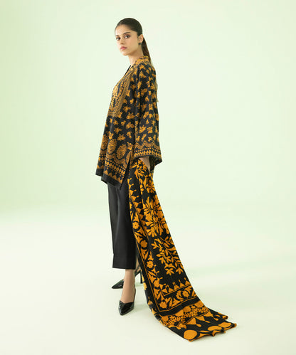 Sapphire - 2 Piece - Embroidered Khaddar Suit
