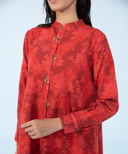 Sapphire - 3 Piece - Printed Khaddar Suit