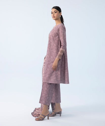 Sapphire - 3 Piece - Embroidered Khaddar Suit
