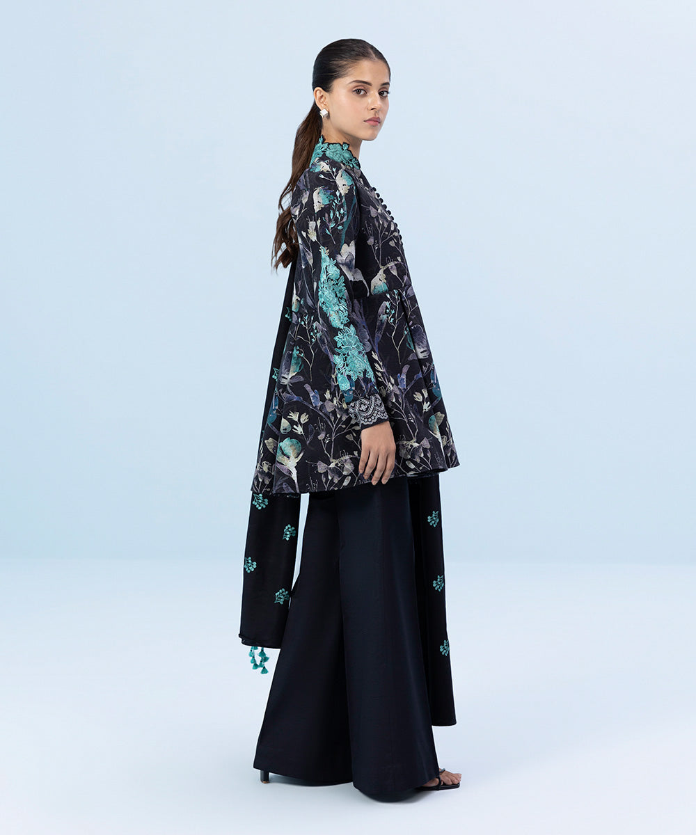 Sapphire - 2 Piece - Embroidered Khaddar Suit