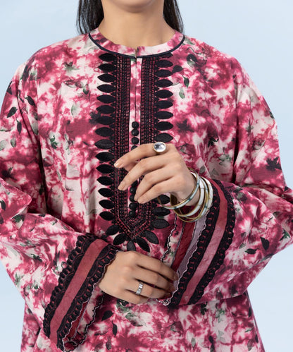 Sapphire - 3 Piece - Embroidered Khaddar Suit