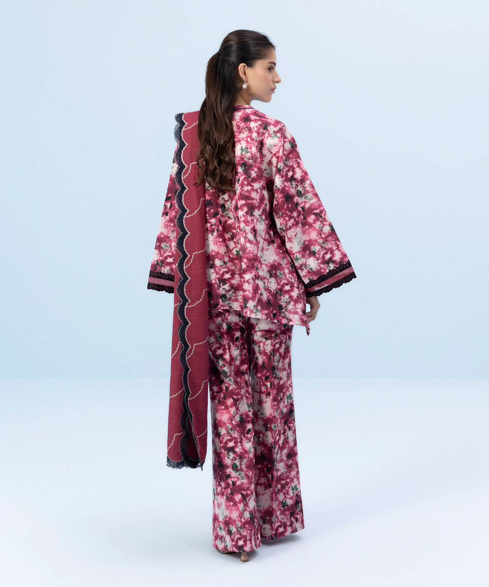 Sapphire - 3 Piece - Embroidered Khaddar Suit