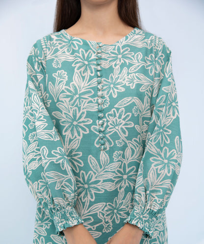 Sapphire - 2 Piece - Printed Khaddar Suit