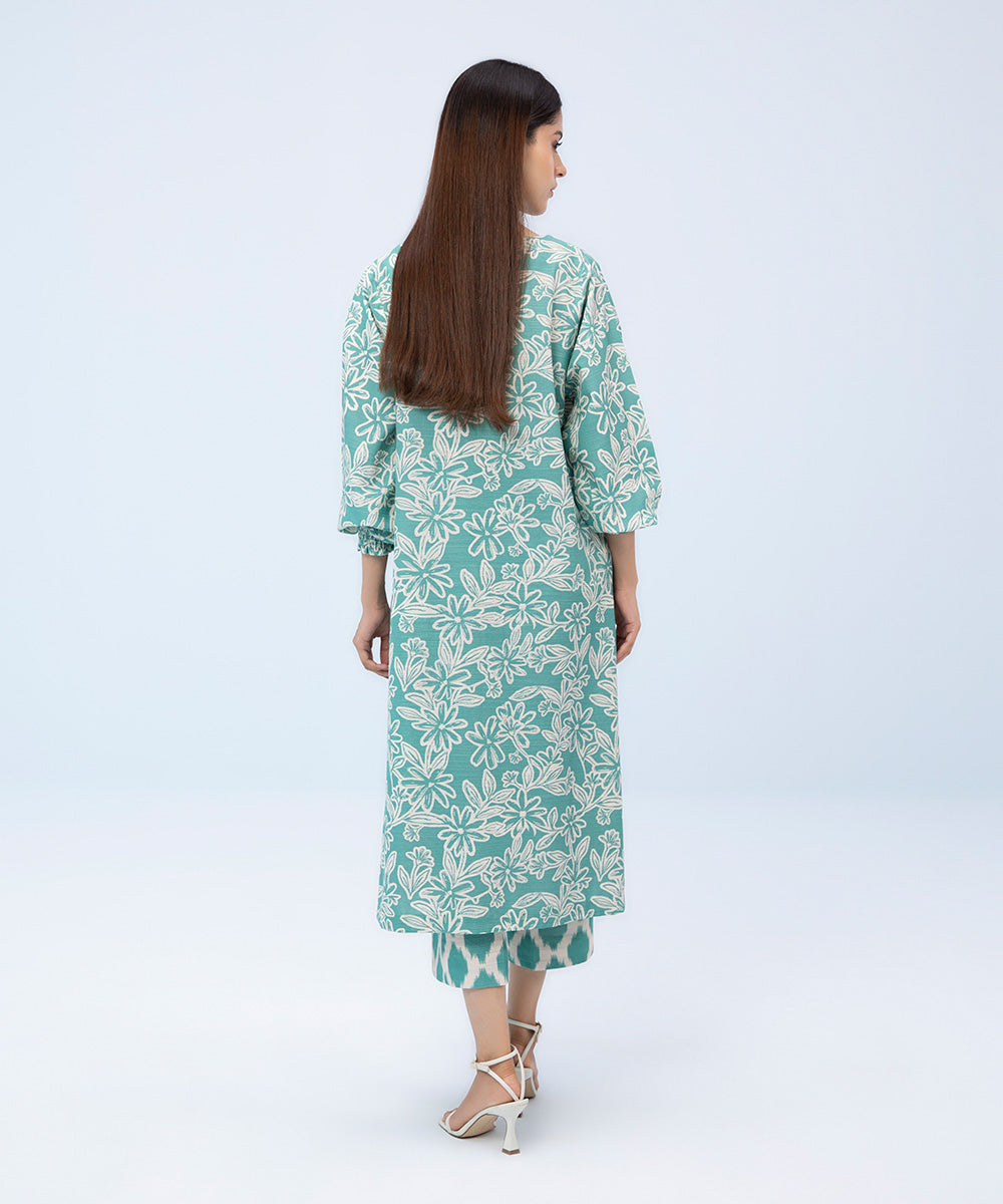 Sapphire - 2 Piece - Printed Khaddar Suit