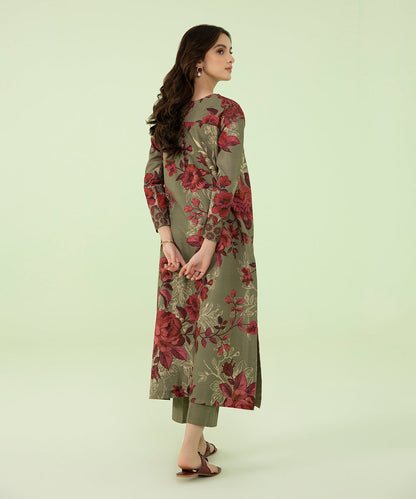 Sapphire - 2 Piece - Embroidered Khaddar Suit