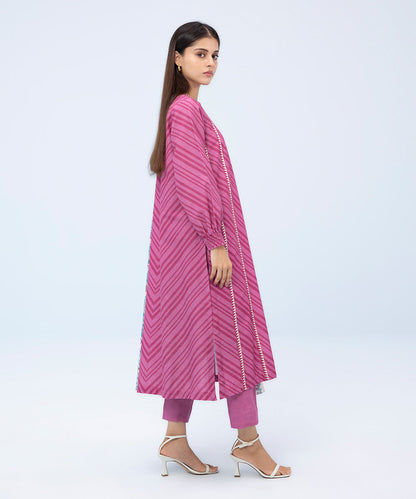 Sapphire - 3 Piece - Printed Khaddar Suit