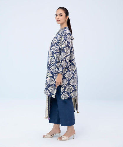 Sapphire - 3 Piece - Printed Khaddar Suit