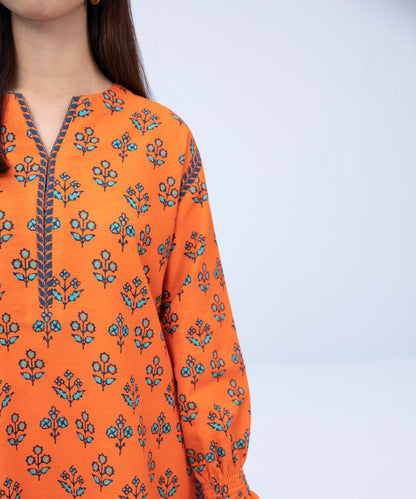 Sapphire - 3 Piece - Printed Khaddar Suit