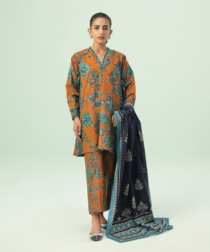 Sapphire - 3 Piece - Printed Cambric Suit