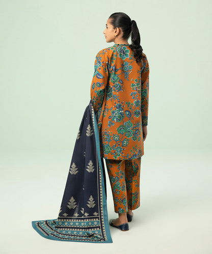 Sapphire - 3 Piece - Printed Cambric Suit