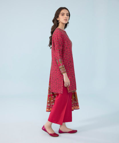 Sapphire - 3 Piece - Printed Khaddar Suit