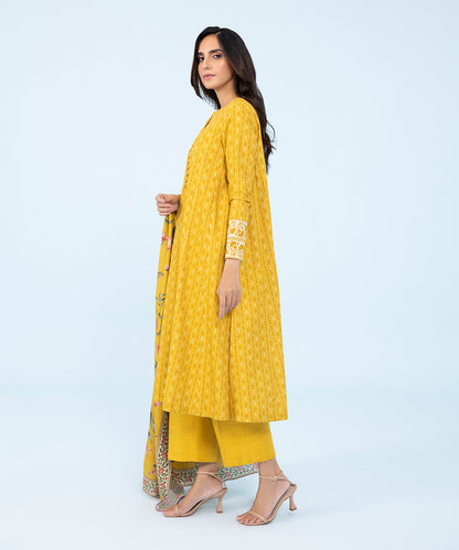 Sapphire - 3 Piece - Printed Khaddar Suit