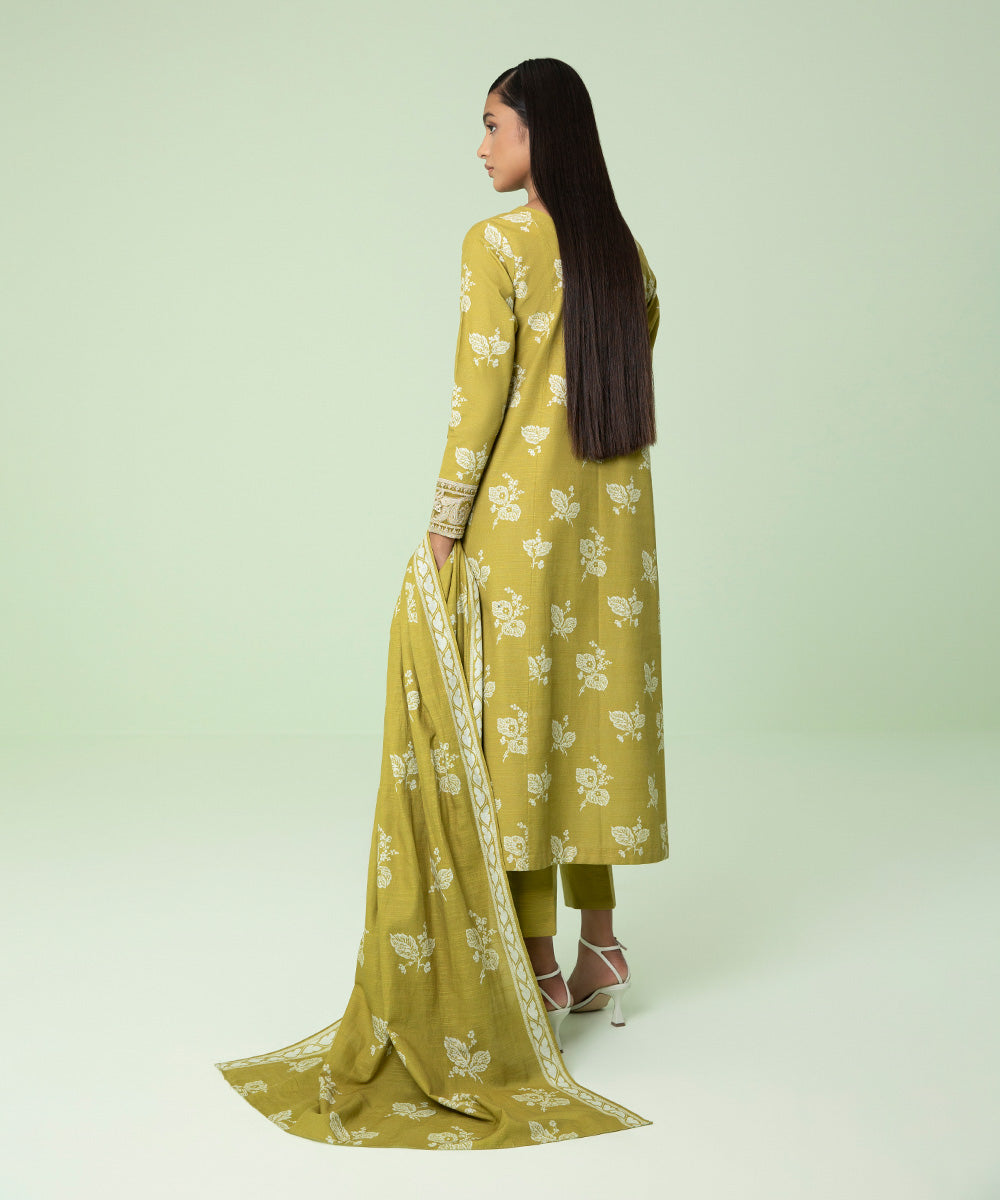 Sapphire - 3 Piece - Embroidered Light Khaddar Suit