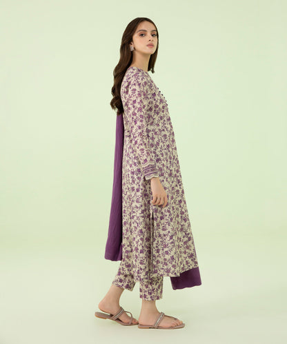 Sapphire - 3 Piece - Embroidered Dobby Suit