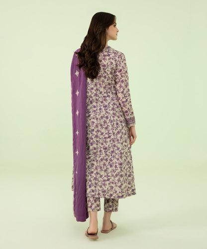 Sapphire - 3 Piece - Embroidered Dobby Suit