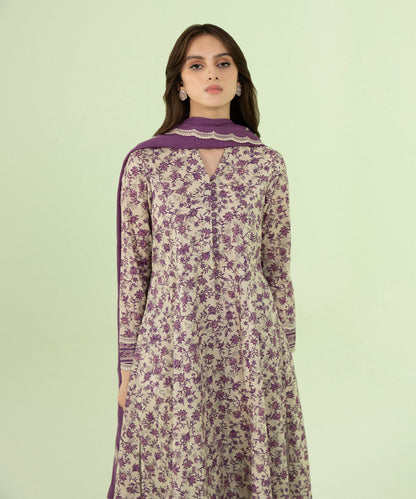 Sapphire - 3 Piece - Embroidered Dobby Suit