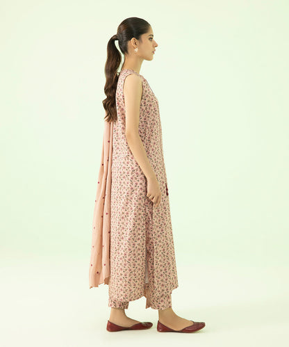 Sapphire - 3 Piece - Embroidered Dobby Suit