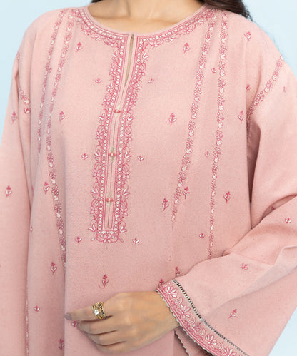 Sapphire - 3 Piece - Embroidered Cotton Karandi Suit