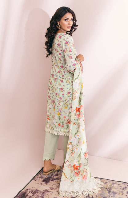 Alzohaib - 3-Piece Unstitched Digital Printed Cambric-MDP-23-01