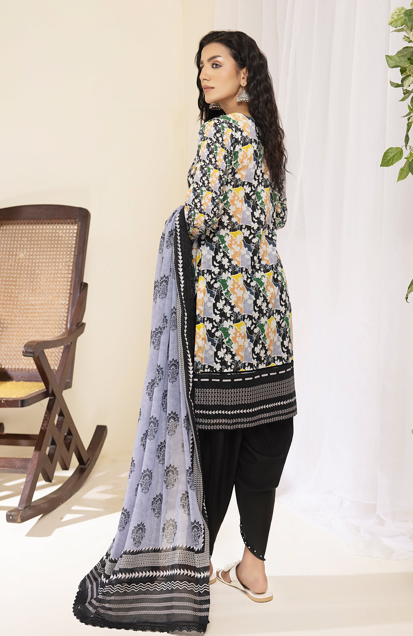 Alzohaib - 3-Piece Unstitched Digital Printed Lawn-CFD-23-05