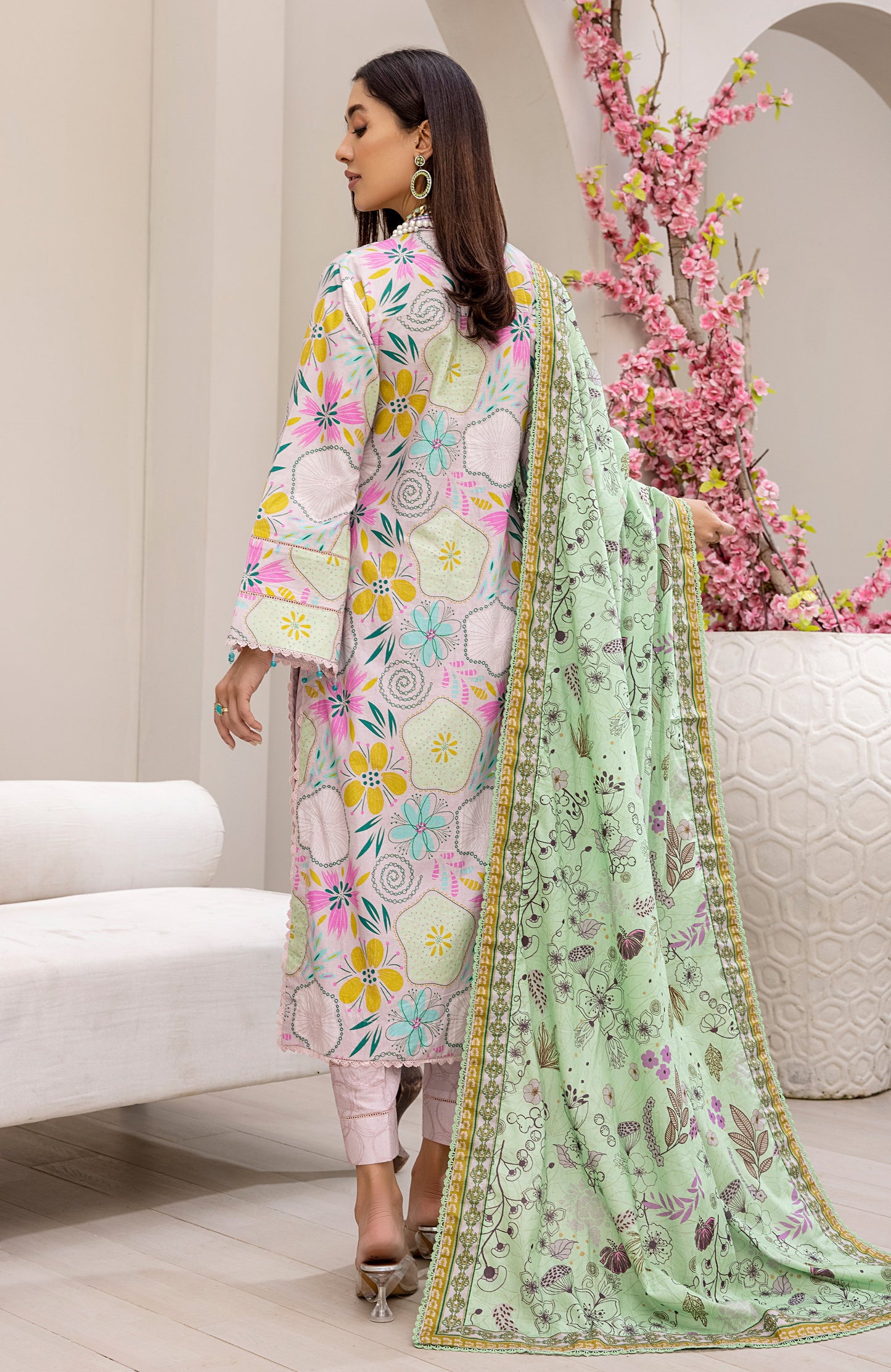 Alzohaib - 3-Piece Unstitched Digital Printed Cambric CPC-23-01