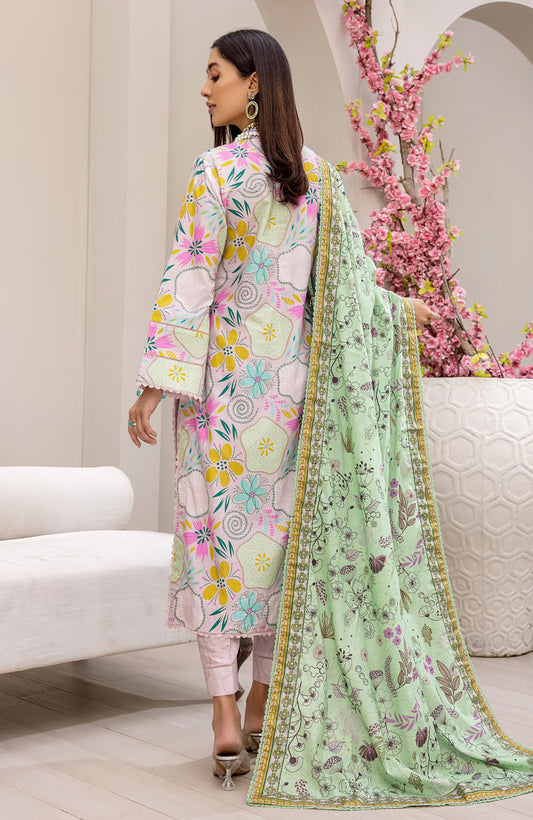 Alzohaib - 3-Piece Unstitched Digital Printed Cambric CPC-23-01