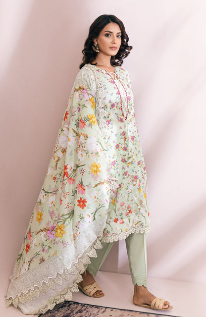 Alzohaib - 3-Piece Unstitched Digital Printed Cambric-MDP-23-01