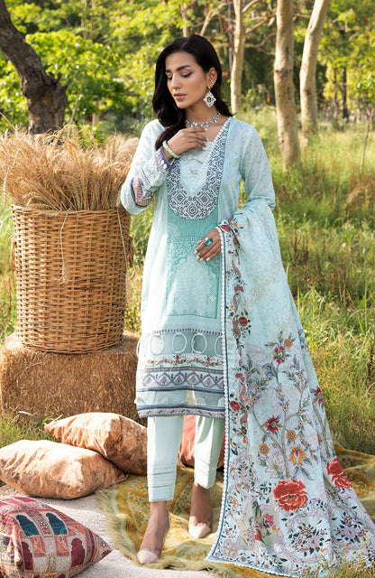 Alzohaib - 3 PIECE UNSTITCHED DIGITAL PRINTED LAWN-ADL-3-23-01