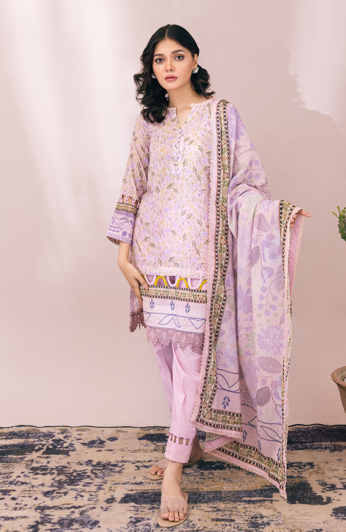 Alzohaib - 3-Piece Unstitched Digital Printed Cambric-MDP-23-10