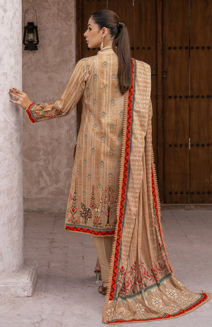 Alzohaib - 3-Piece Unstitched Digital Printed Cambric-MDP-2-23-10