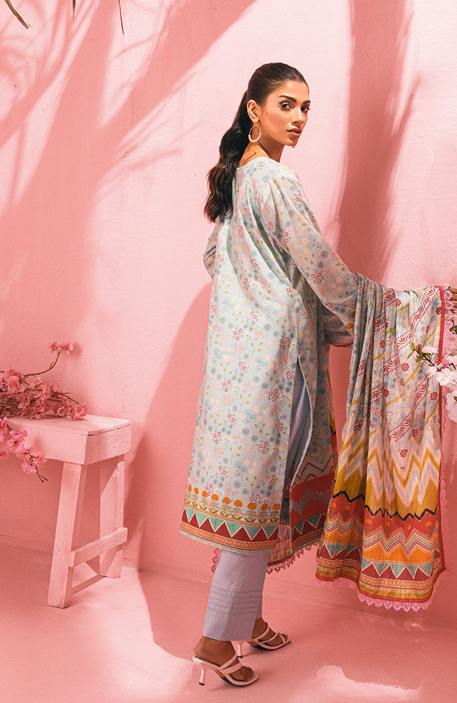 Alzohaib - 3-Piece Unstitched Digital Printed Lawn-CDD-23-10