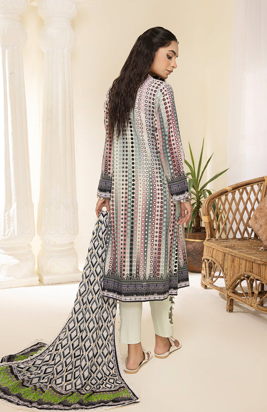 Alzohaib - 3-Piece Unstitched Digital Printed Lawn-CFD-23-13