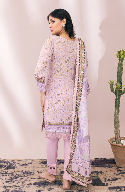 Alzohaib - 3-Piece Unstitched Digital Printed Cambric-MDP-23-10