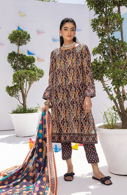 Alzohaib - 3 PIECE UNSTITCHED PRINTED LAWN-CPP-2-23-10