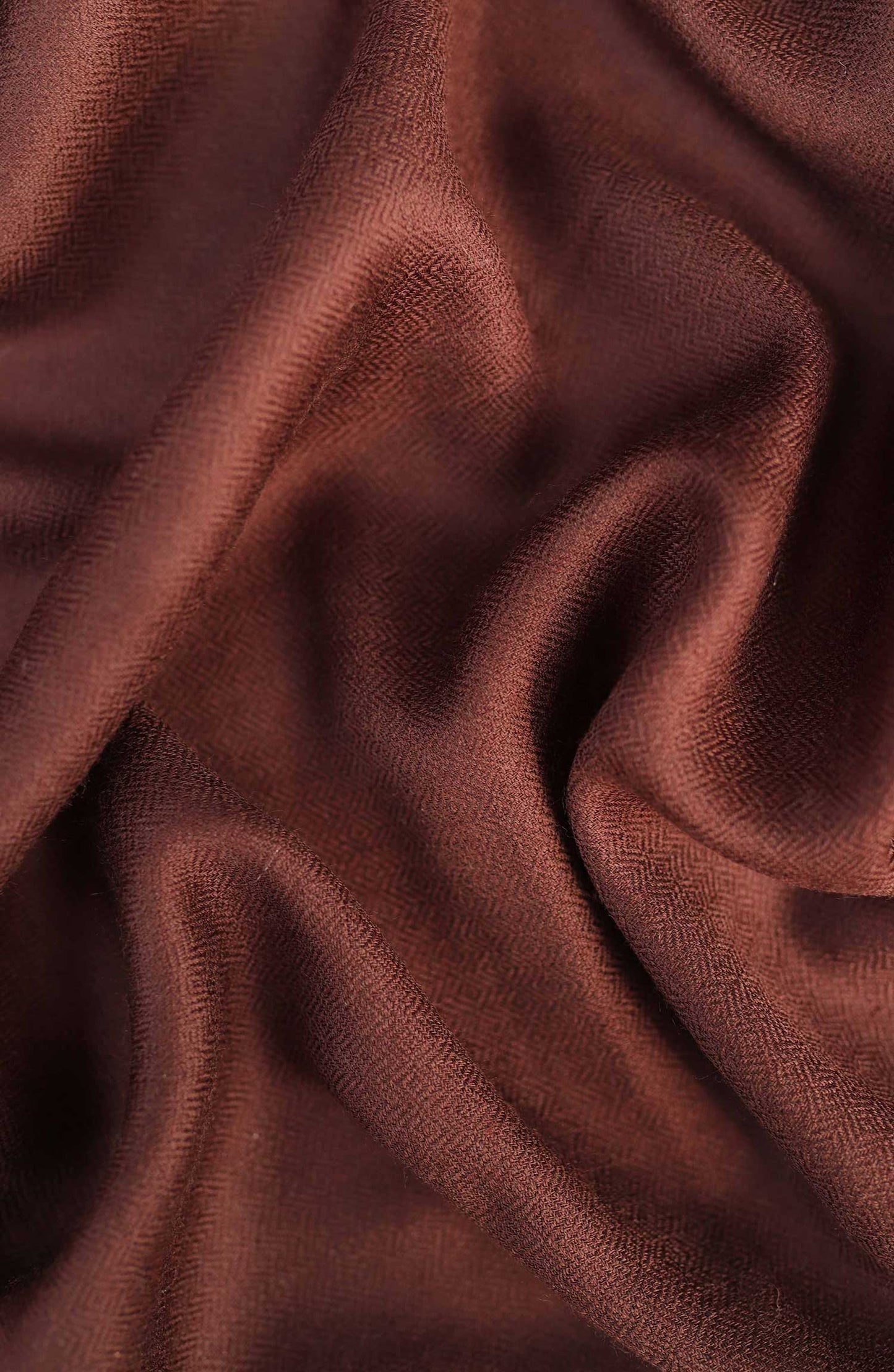 Seran - Wool Shawl - Dark Brown