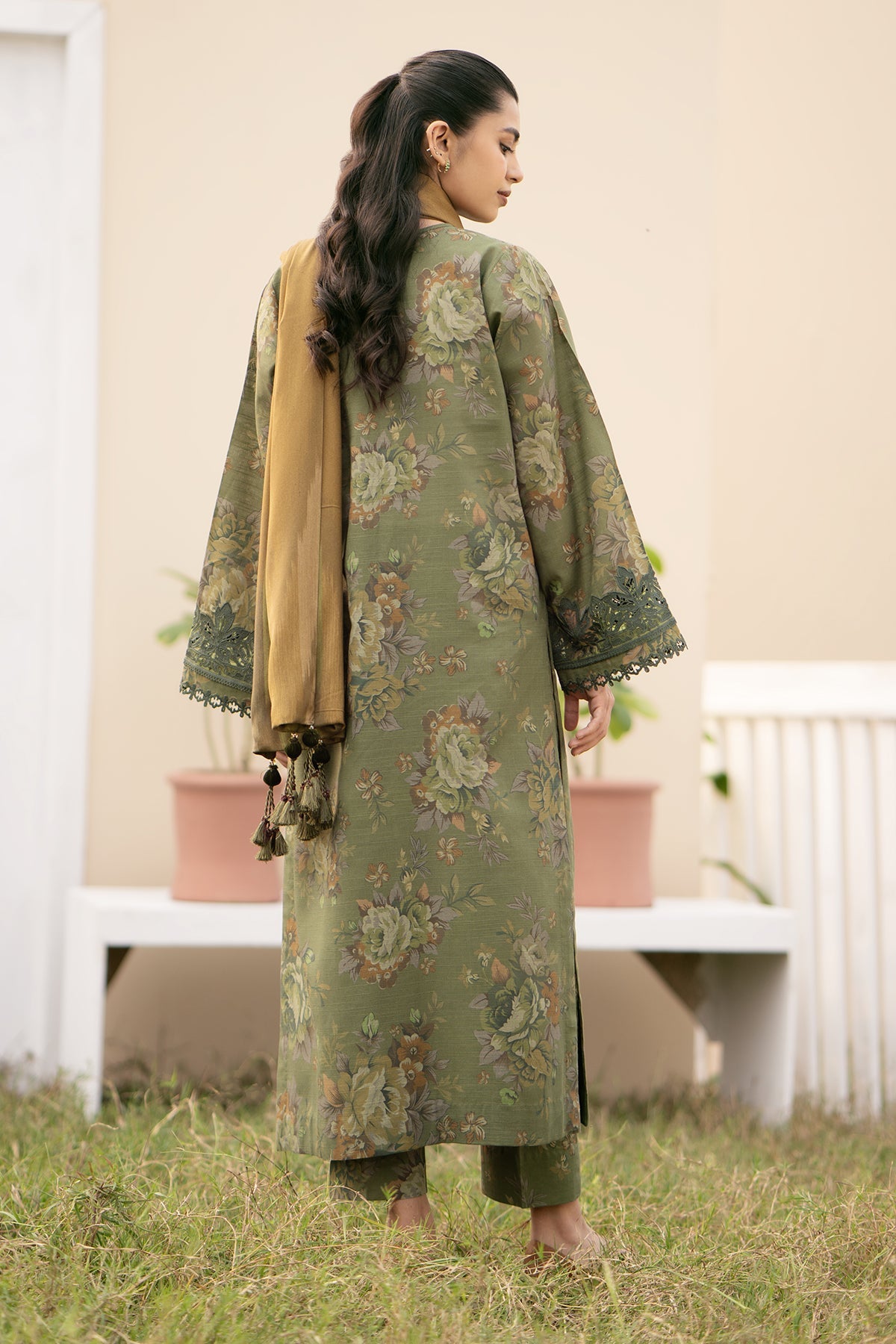 Baroque - DIGITAL PRINTED SLUB KHADDAR UF-495