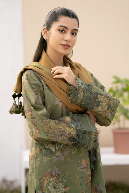 Baroque - DIGITAL PRINTED SLUB KHADDAR UF-495