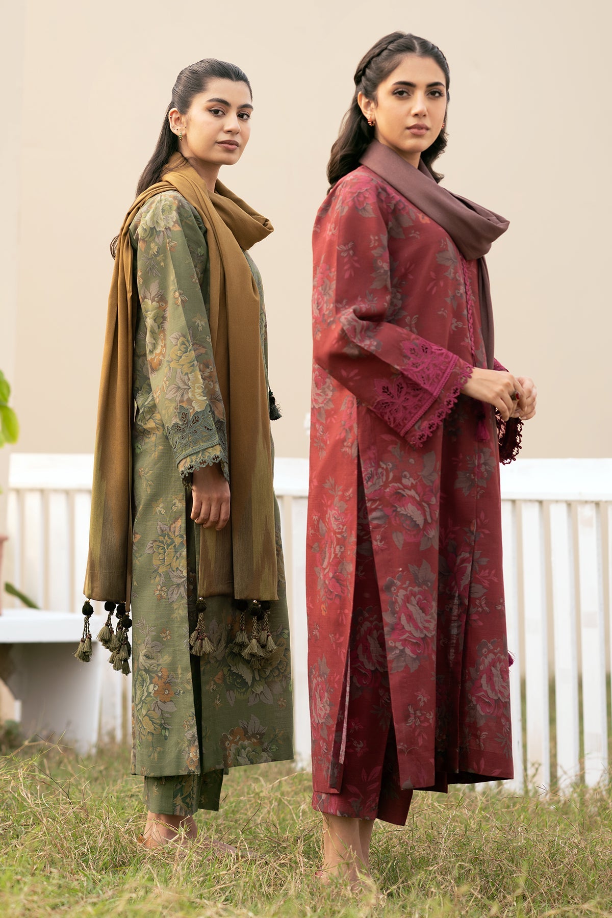 Baroque - DIGITAL PRINTED SLUB KHADDAR UF-496