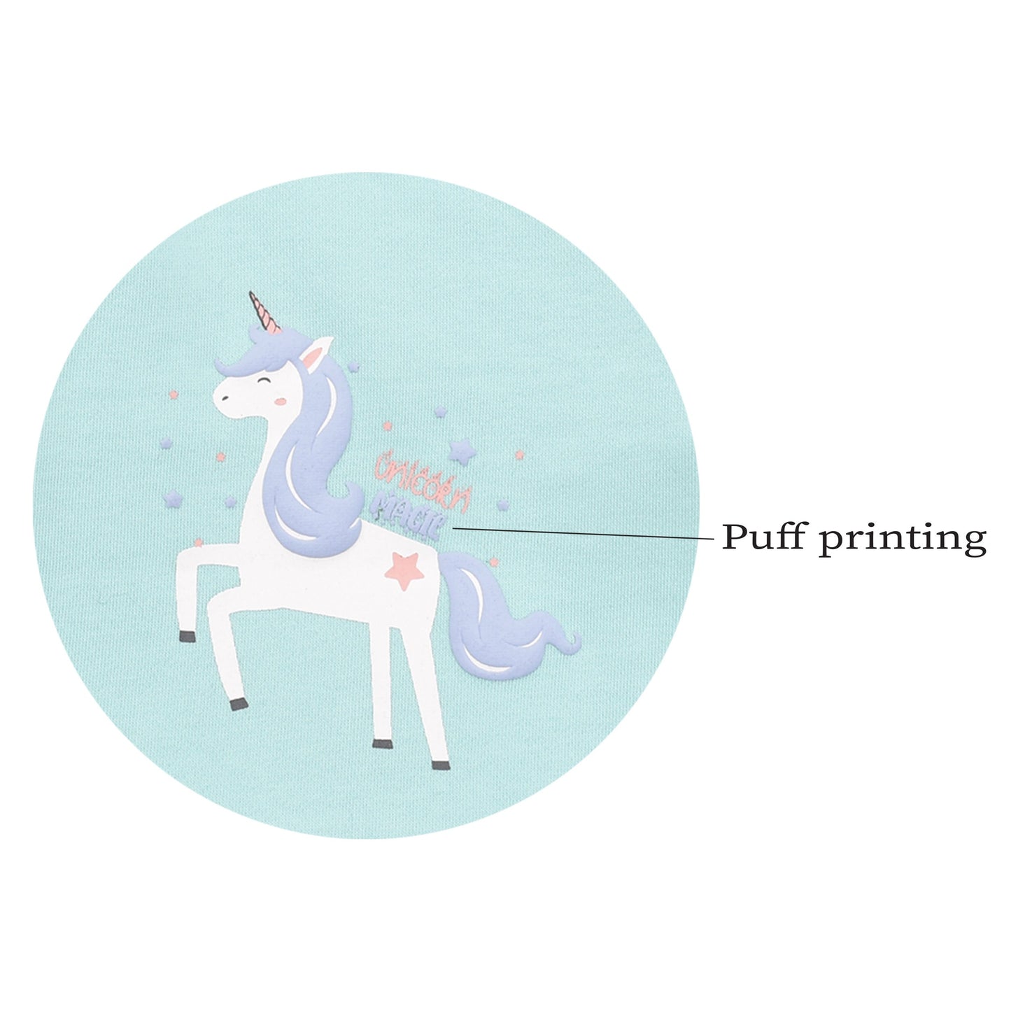Cuddle & Cradle - Cotton stretch-fleece sweatshirt (Unicorn)